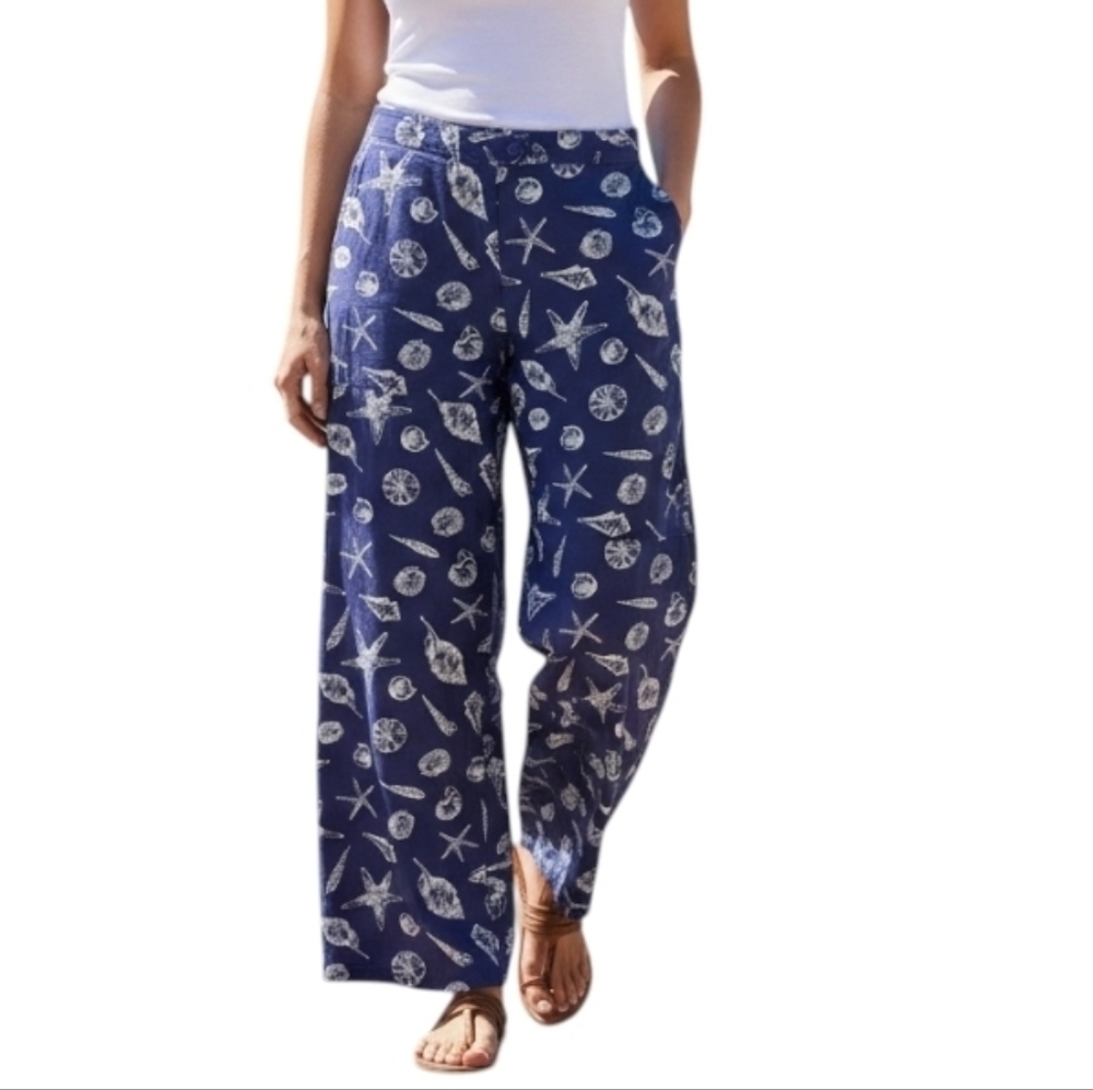 Tommy Bahama Starfish Print Blue Beach Pants